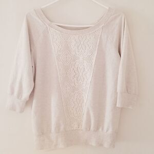 Wet Seal 3/4 sleeve comfy sweatshirt